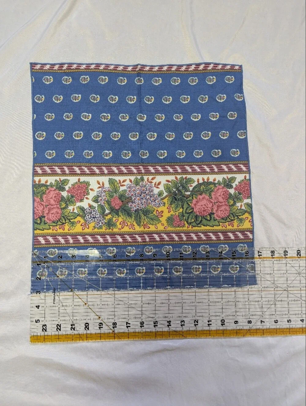 Set Of 5 Vintage Floral Prairie Cottagecore Granny Fabric Napkins 16.5